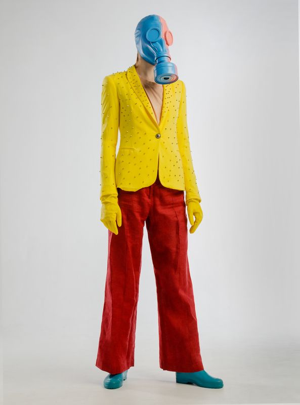 photo, portrait, concept, avantegarde Противопечальный костюм фото превью