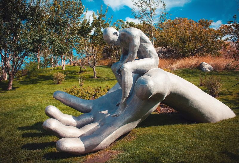 рука, ладонь, пальцы, скульптура, скульптуры, помощь рука помощи фото превью