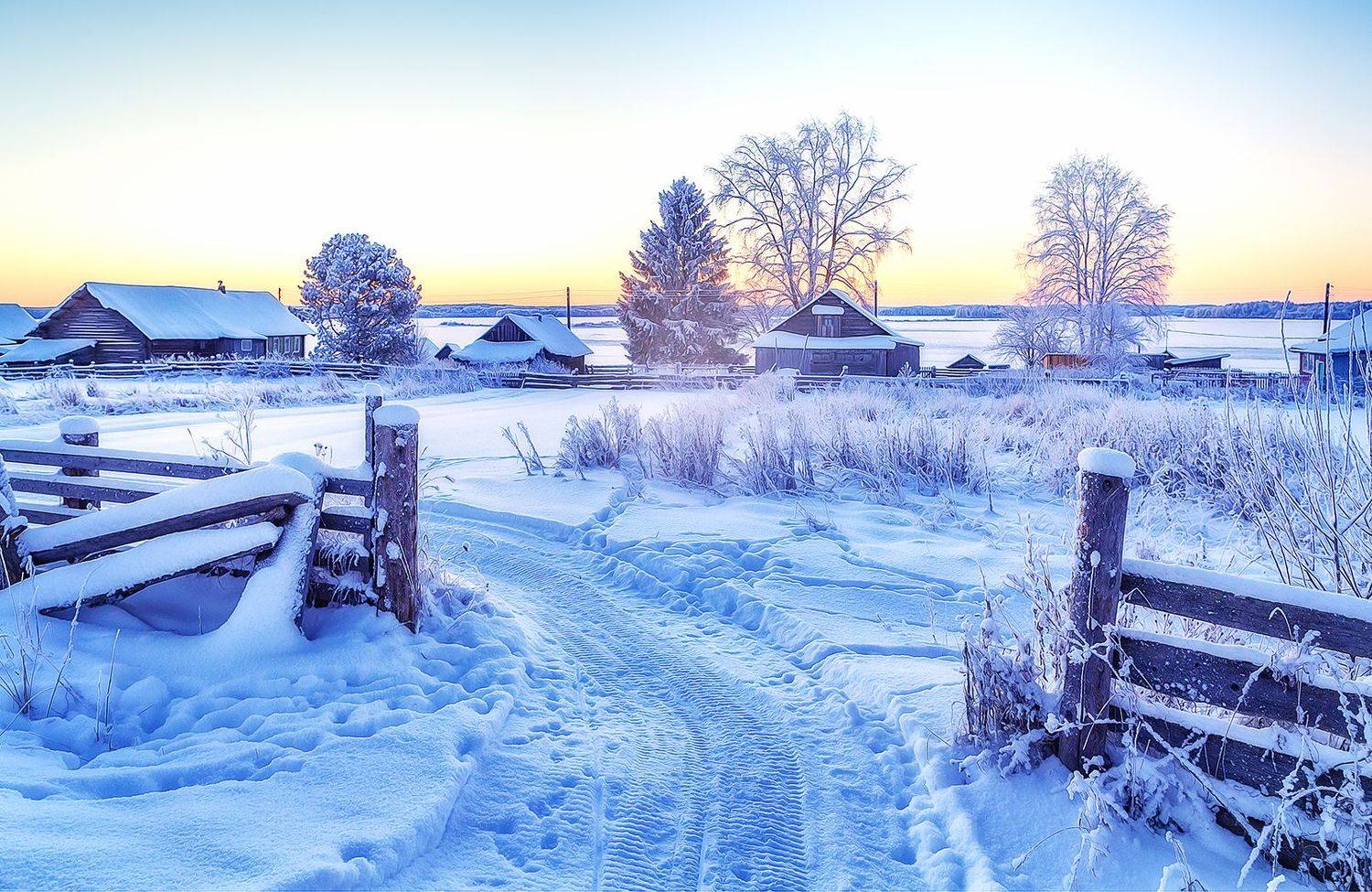 кенозеро, мороз, утро, зима, Владимир Липецких