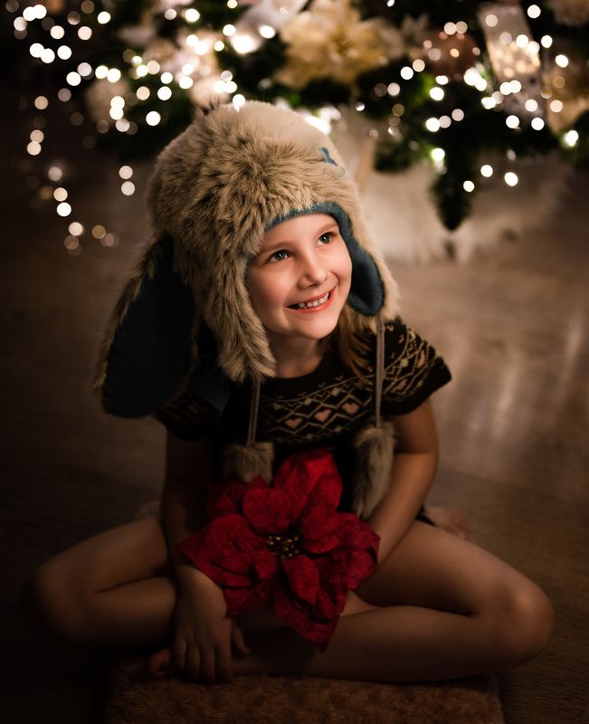 рождественское время, christmas, девушка, girl, kids, ребенок Christmas time - Рождественское время фото превью