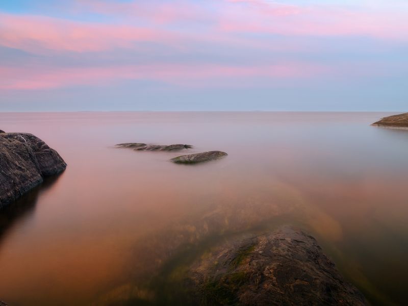 цветовой минимализм. ладожские шхеры фото превью