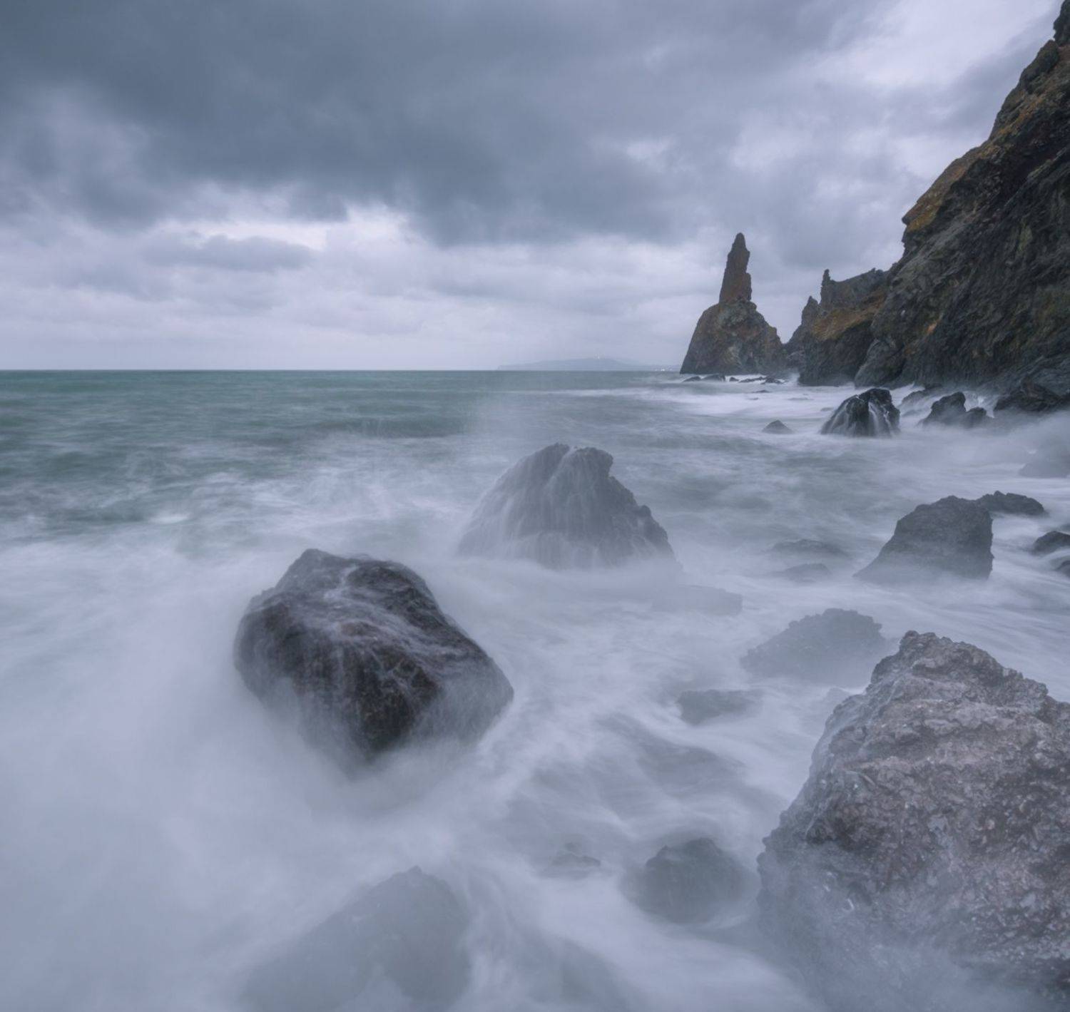 крым, карадаг, вулкан, шторм,  иван-разбойник, рассвет,, Николай Мысливцев