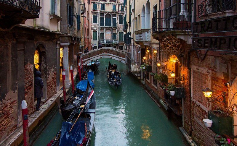 венеция Дождливым вечером... фото превью