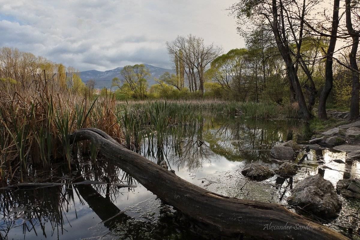 Bulgaria, Lake, Mountain, Sofia, South park, Sunset, Александър Сандев