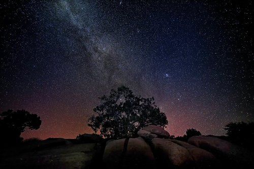 Milky Way flowing