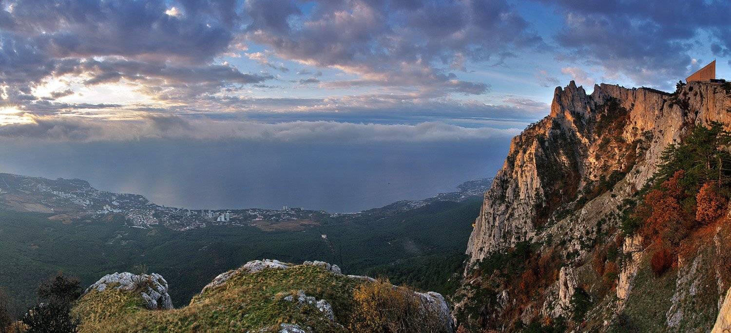 ай-петри, горы, крым, октябрь, осень, панорама, утро, Екатерина (PhotoJourneys.ru) Васягина