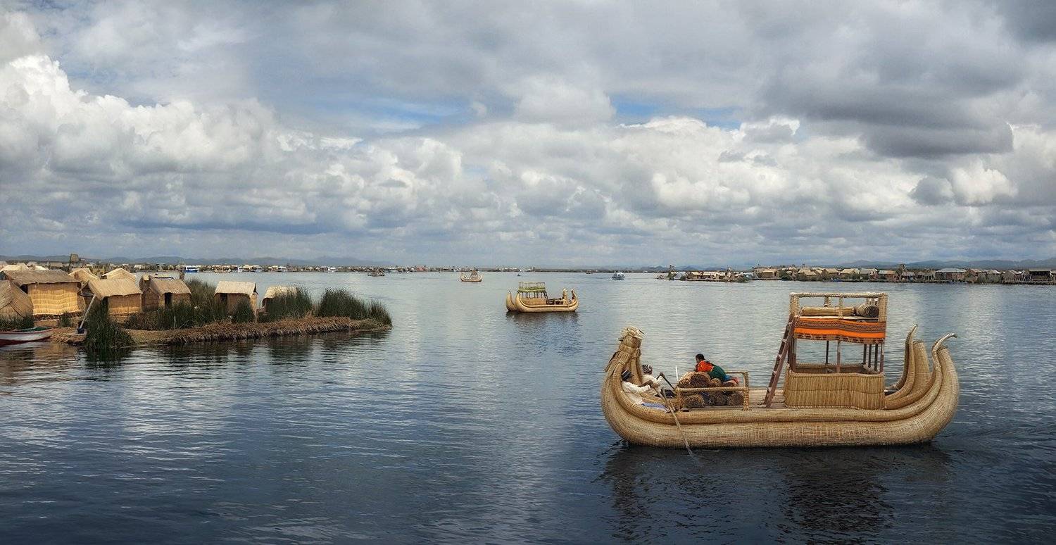 титикака, пуно, перу, озеро, острова, солома, Сергей Хромов