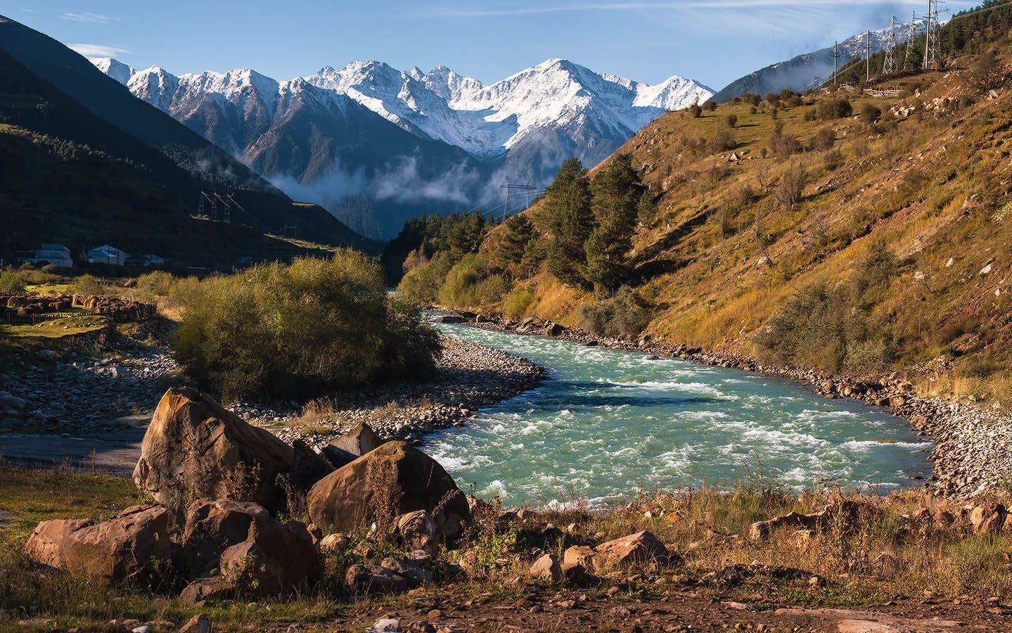 кавказ, кчр, учкулан, река, кубань, Николай Мысливцев