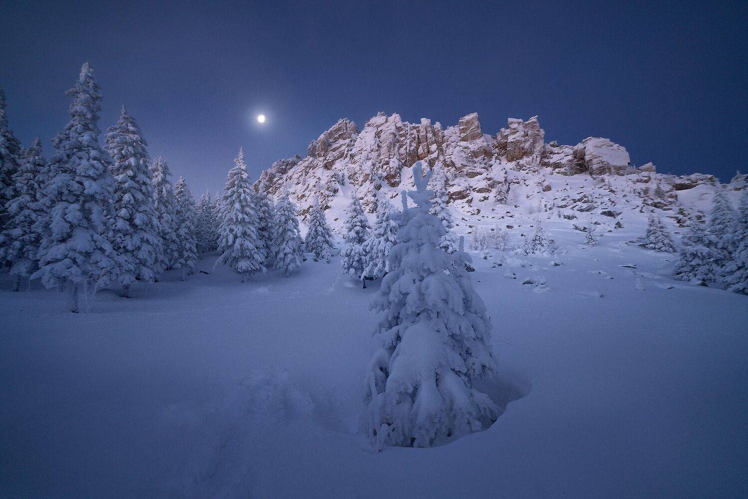 урал, горы, зима, таганай, Владимир Ляпин