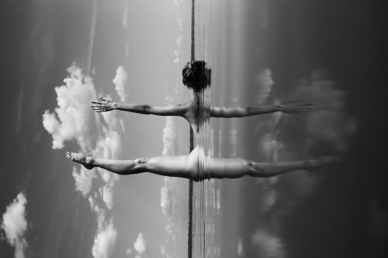 art nude, fine art nude, reflection, bw nude photo, conceptual nude Expanse 3 фото превью