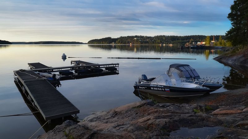 осень, природа, тишина, россия, ладога, озеро, В утренней тишине. фото превью