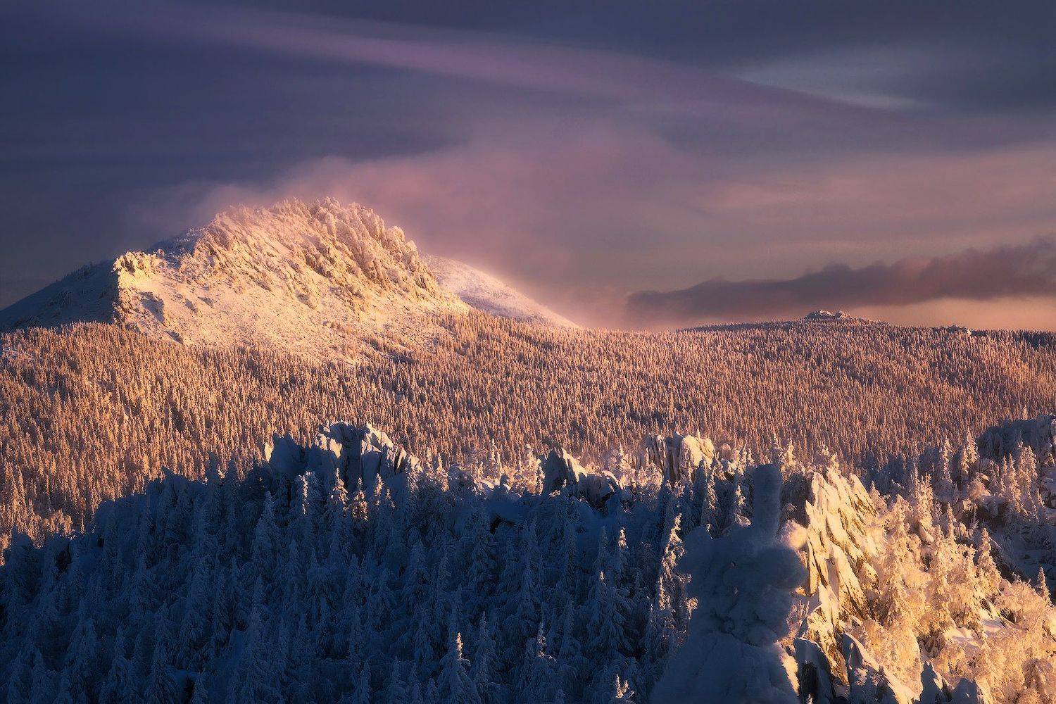 урал, таганай, зима, Владимир Ляпин