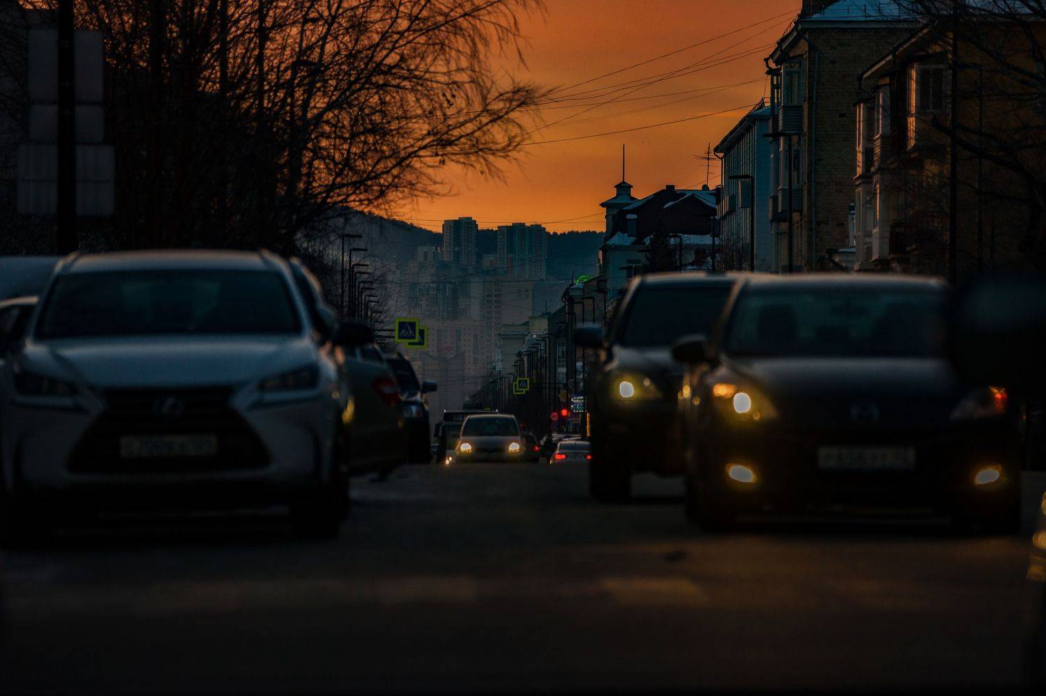 sunset,sony-a99,slt-a99,70-300g,city,sky,street,фотограф,город,закат,сибирь, Roman Punenko