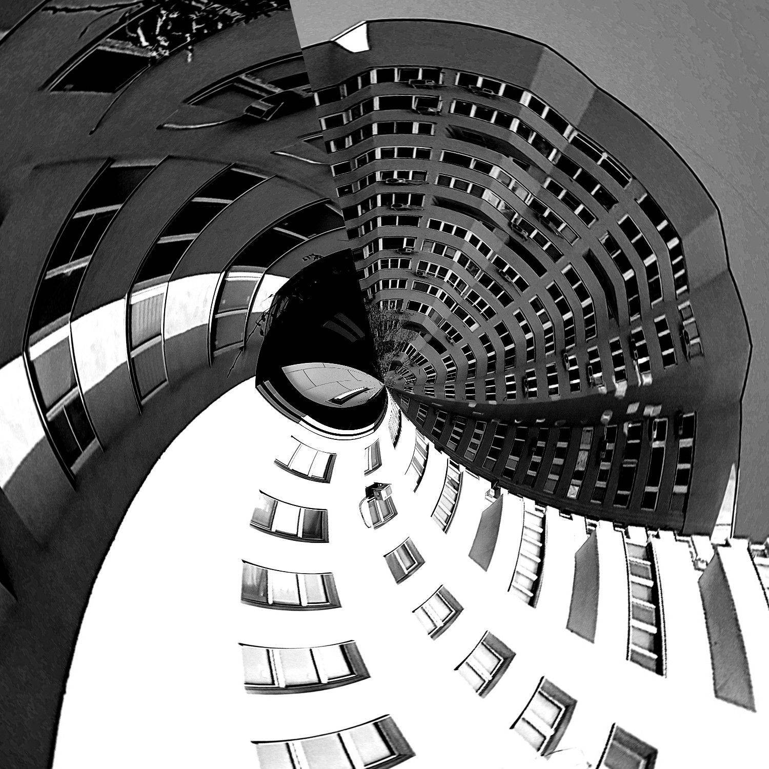 здание, сооружение, графика, графика ч/б, абстракция, концепция., Karina Yakovleva