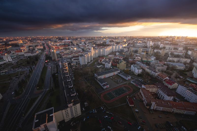 Городские пейзажи с крыш фото превью
