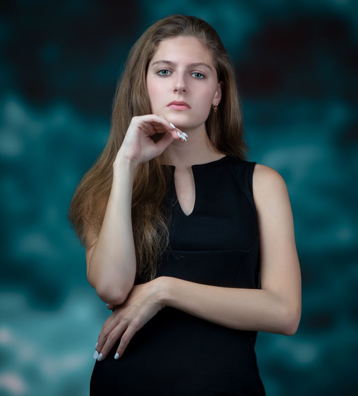 студийный портрет, красивая девушка, женский портрет, концептуальное, будуар Виктория фото превью