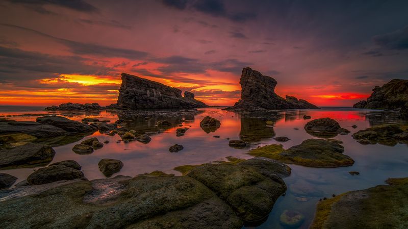 Sunset on the both ships фото превью