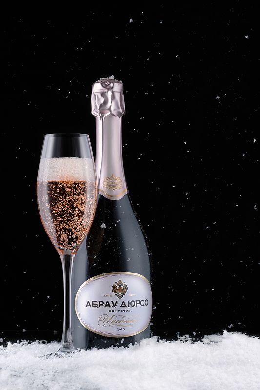 шампанское, бокал, напитки, вино, предметка, produktphotography, рекламная, предметная фотография, product placement Зимнее праздничное фото превью