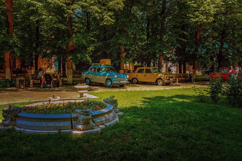 Выставка ретро автомобилей фото превью