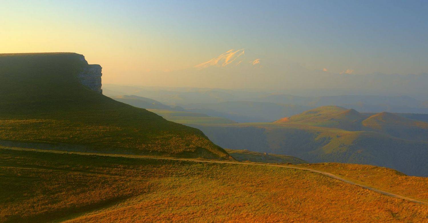горы осень эльбрус, Александр Жарников