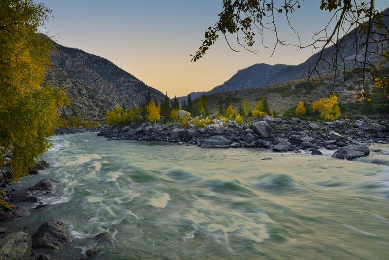 Ильгуменские пороги.Алтай фото превью