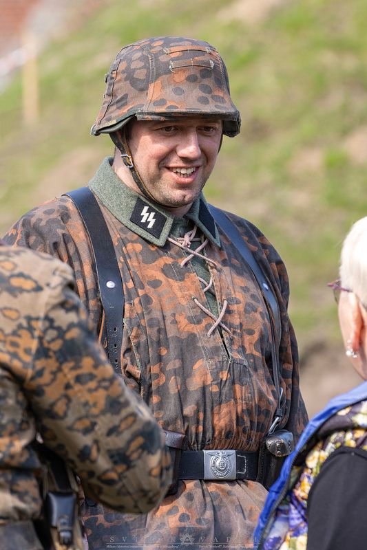 офицер, 1945,реконструкция, Штурм, Кёнигсберг, Форт, 11,  Дёнхофф, Россия, Калининград, Германия, Восточная Пруссия, 18 апреля, 2021, история, представление, армия, вторая мировая война,одежда, officer, 1945, Military-historical «Waffen» фото превью