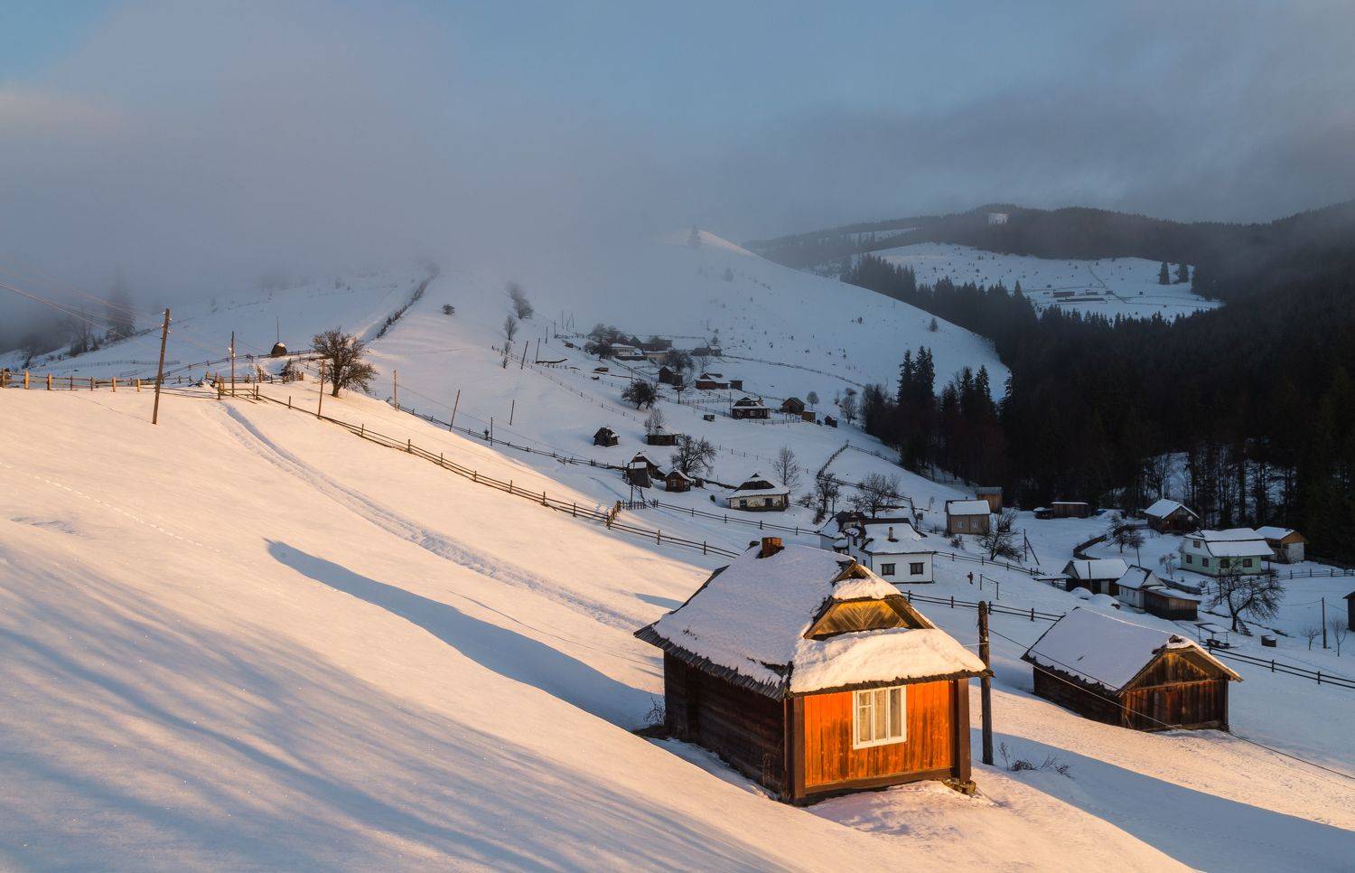 рассвет, восход солнца, карпаты,, Андрей Косенко