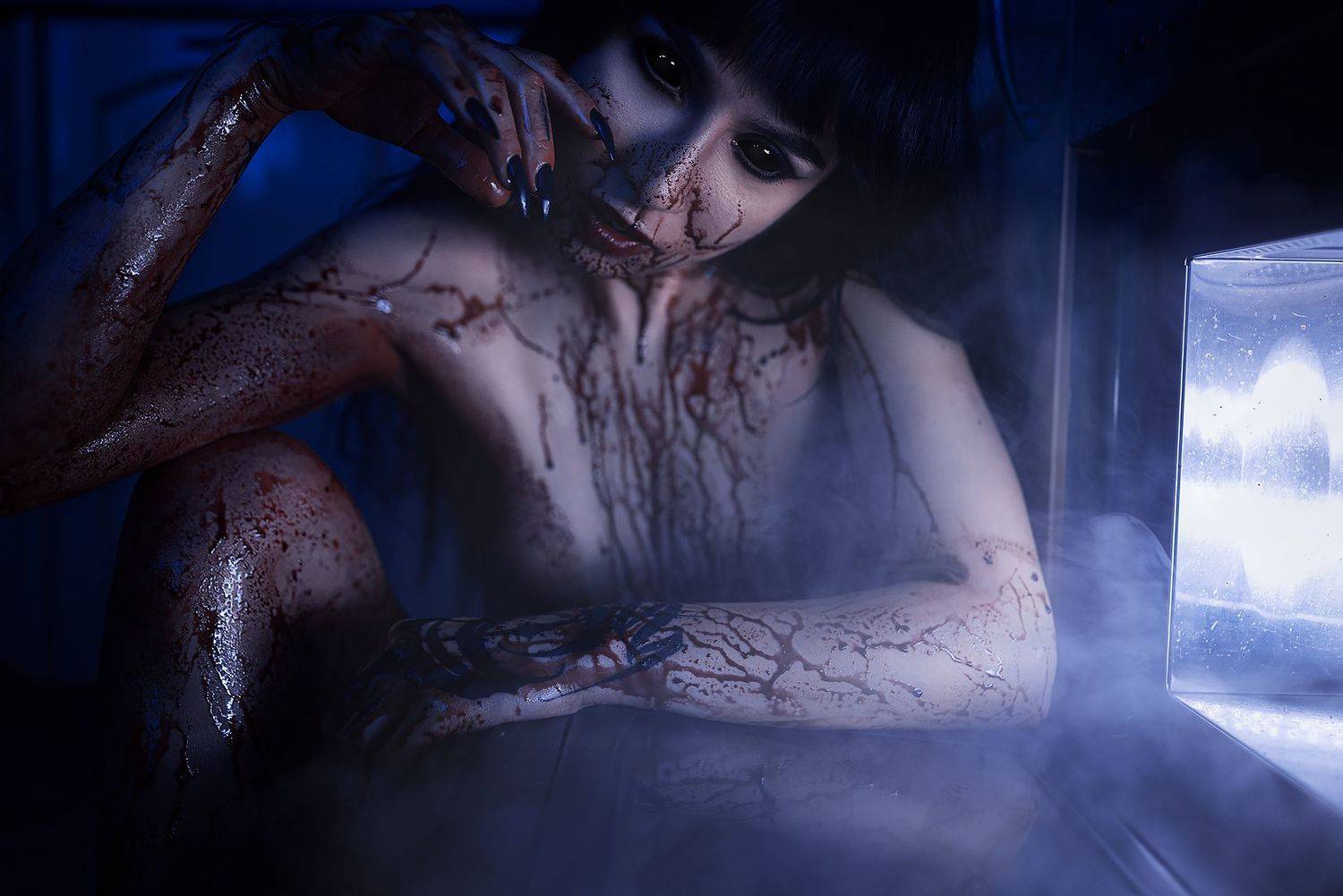 кухня, демон, demon, кровь, blood, Andrew Fire