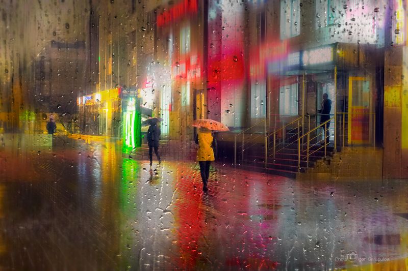 Дождь за окном фото превью