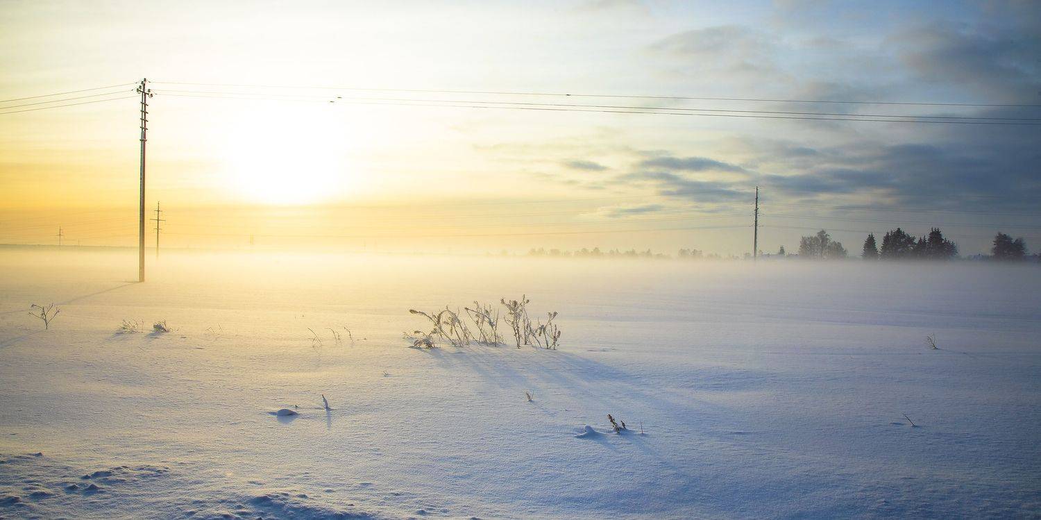 пейзаж, природа, день, зима, Александр Игнатьев