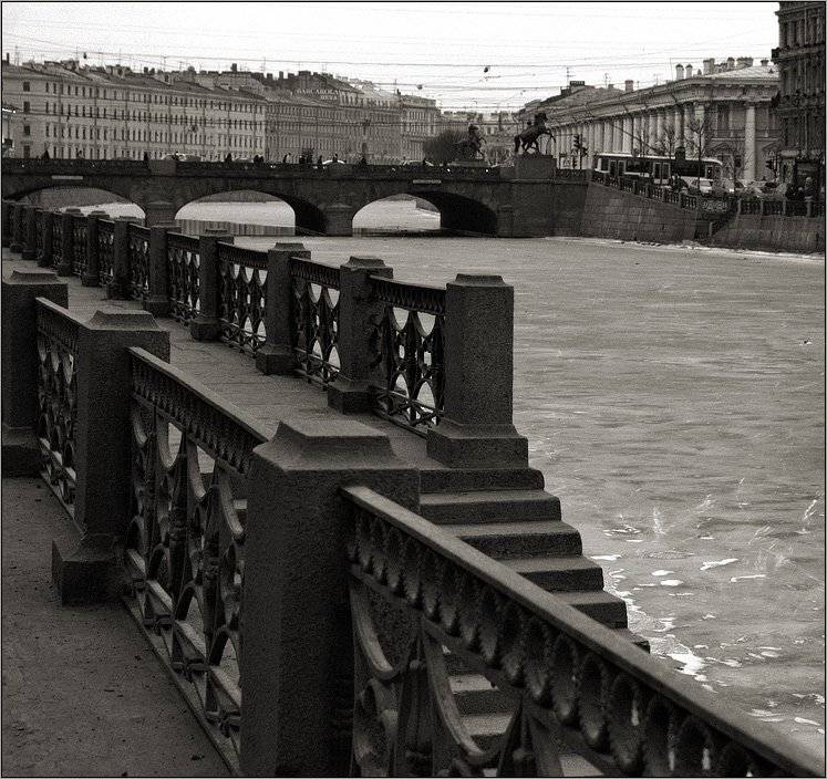 петербург, фонтанка, зима, Kirill Shapovalov