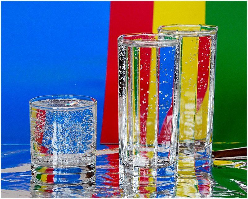 натюрморт, стакан, стекло, цвет О цвете... фото превью