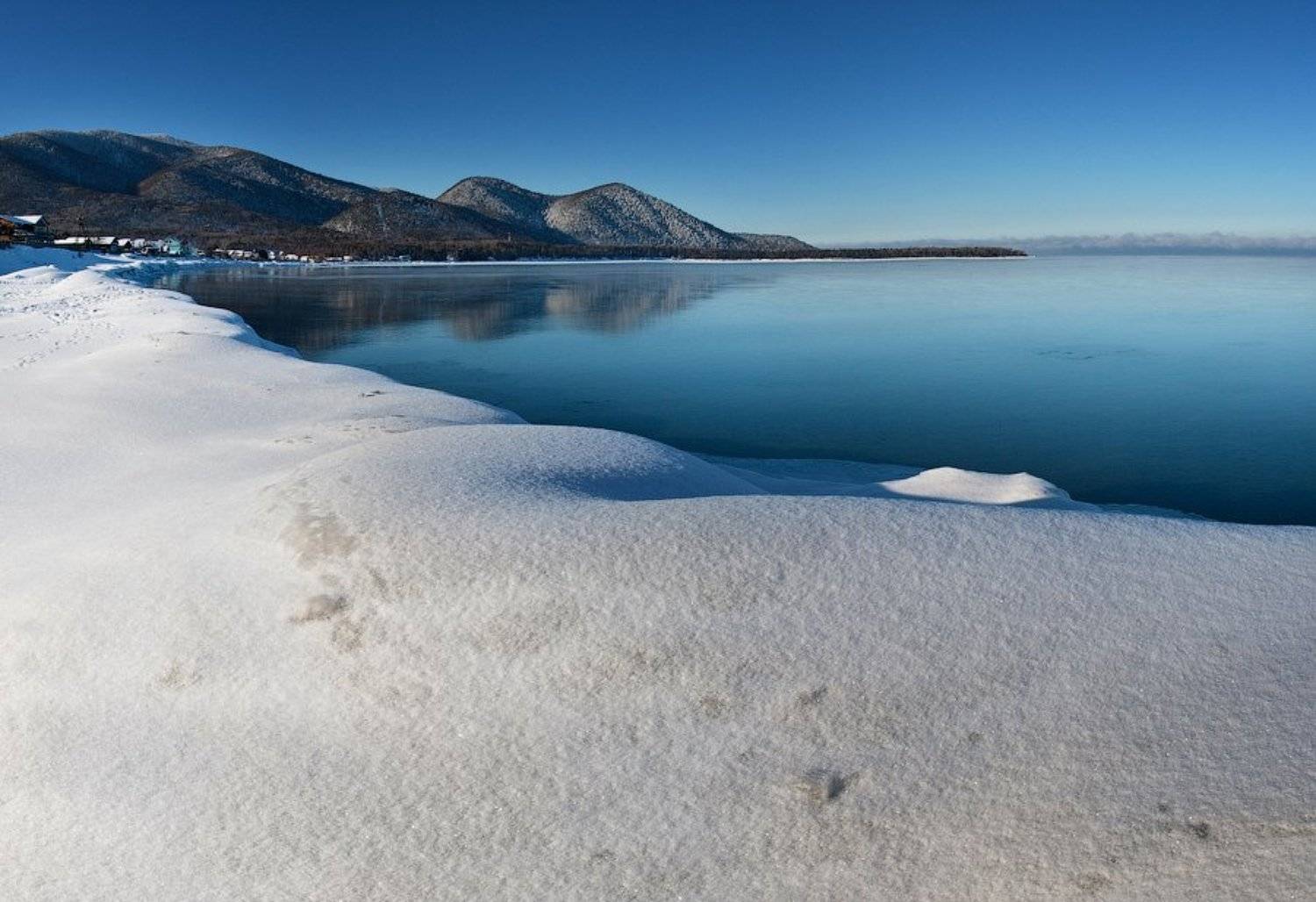 бурятия, байкал, максимиха, зима, лед, снег, Олег Шубаров