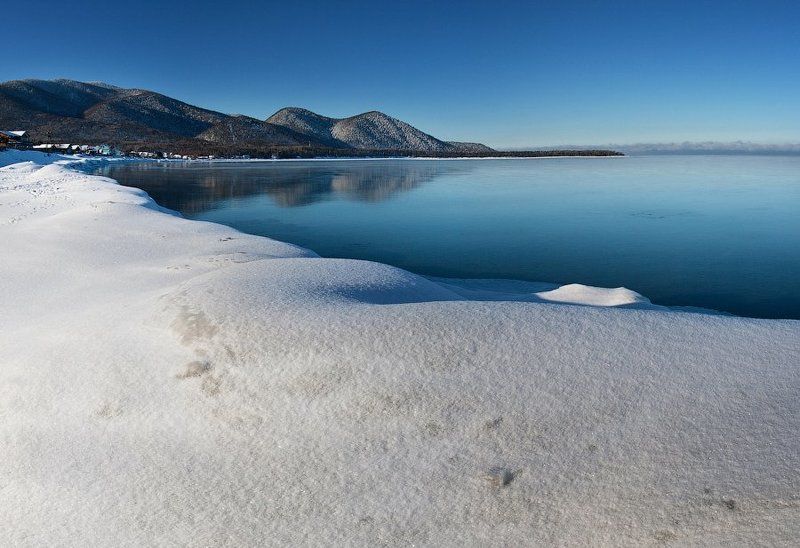 бурятия, байкал, максимиха, зима, лед, снег * * * фото превью