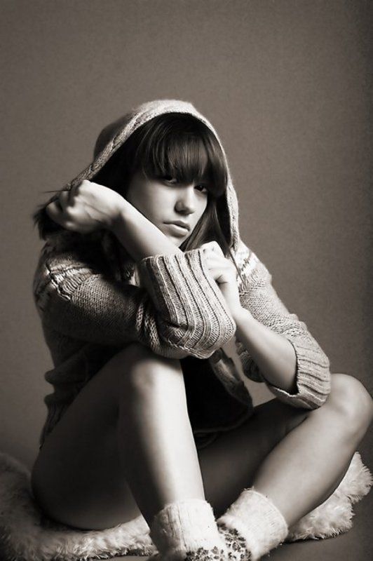 ч/б, девушка, портрет, лолита Lolita фото превью