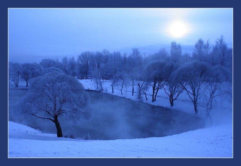 зима, холод Леденящий холод фото превью