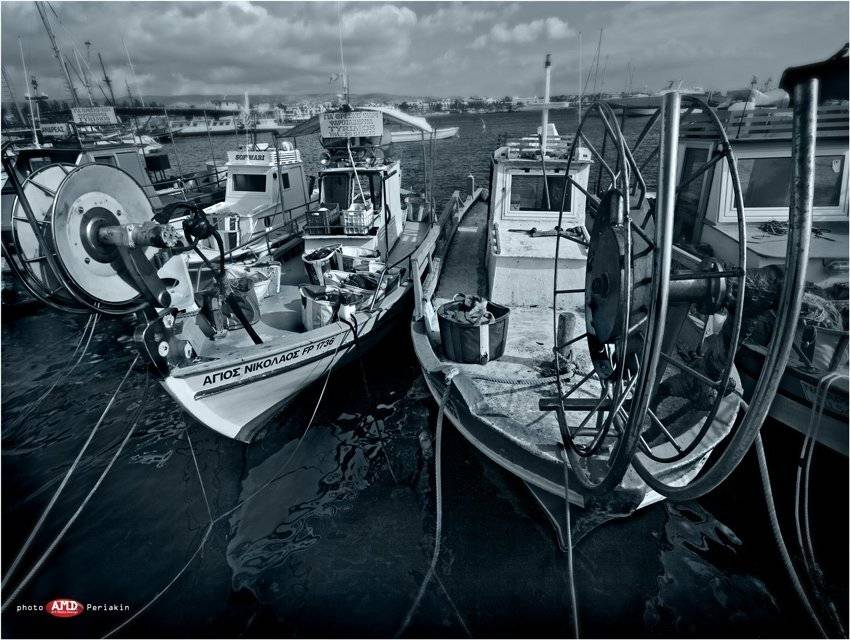 кипр, город, пафос, лодки, порт, Виктор Перякин