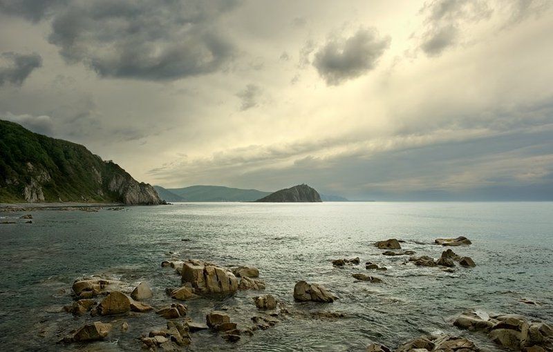 море, дождь, после дождя фото превью