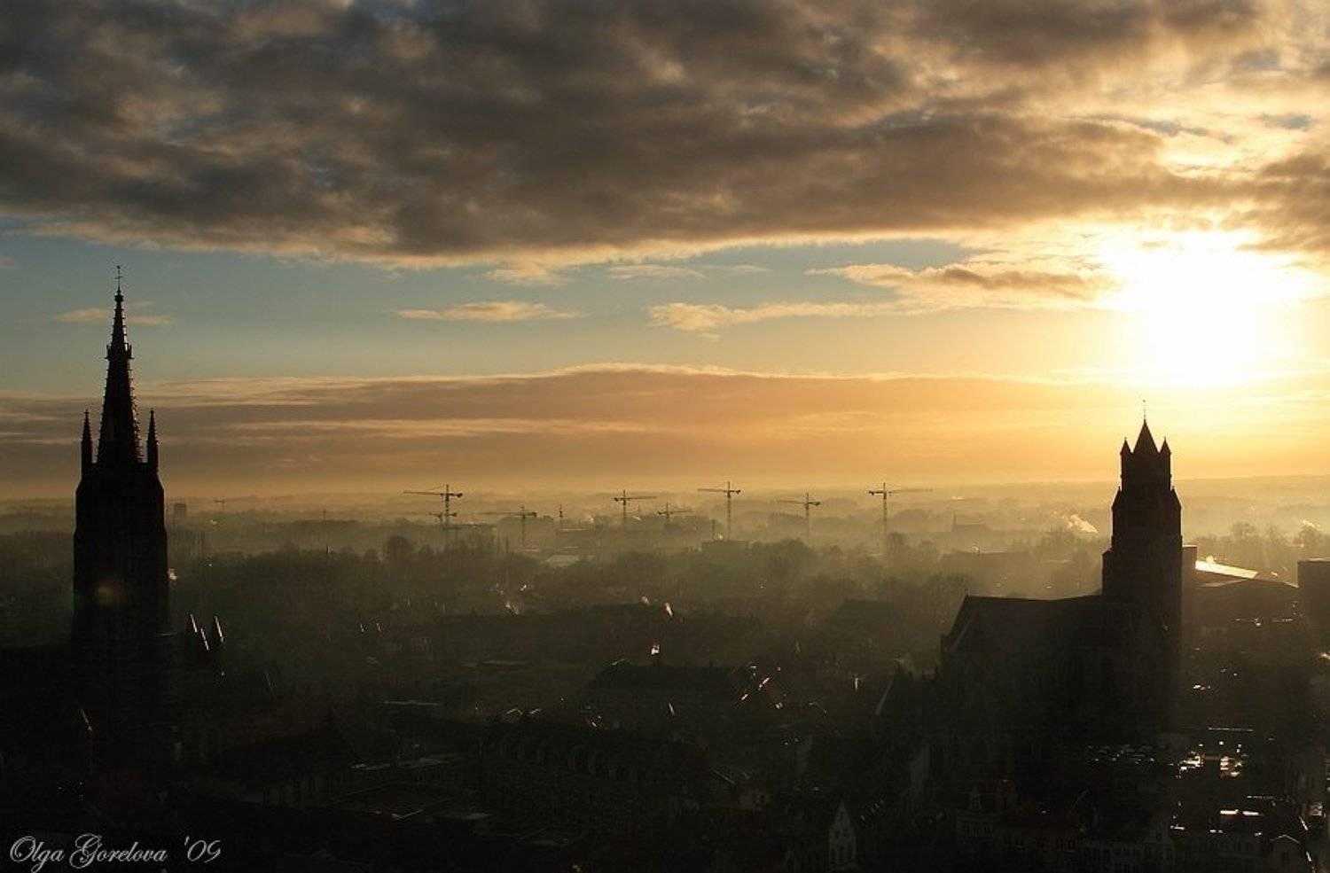 фото, башни, бельгия, брюгге, Ольга Горелова