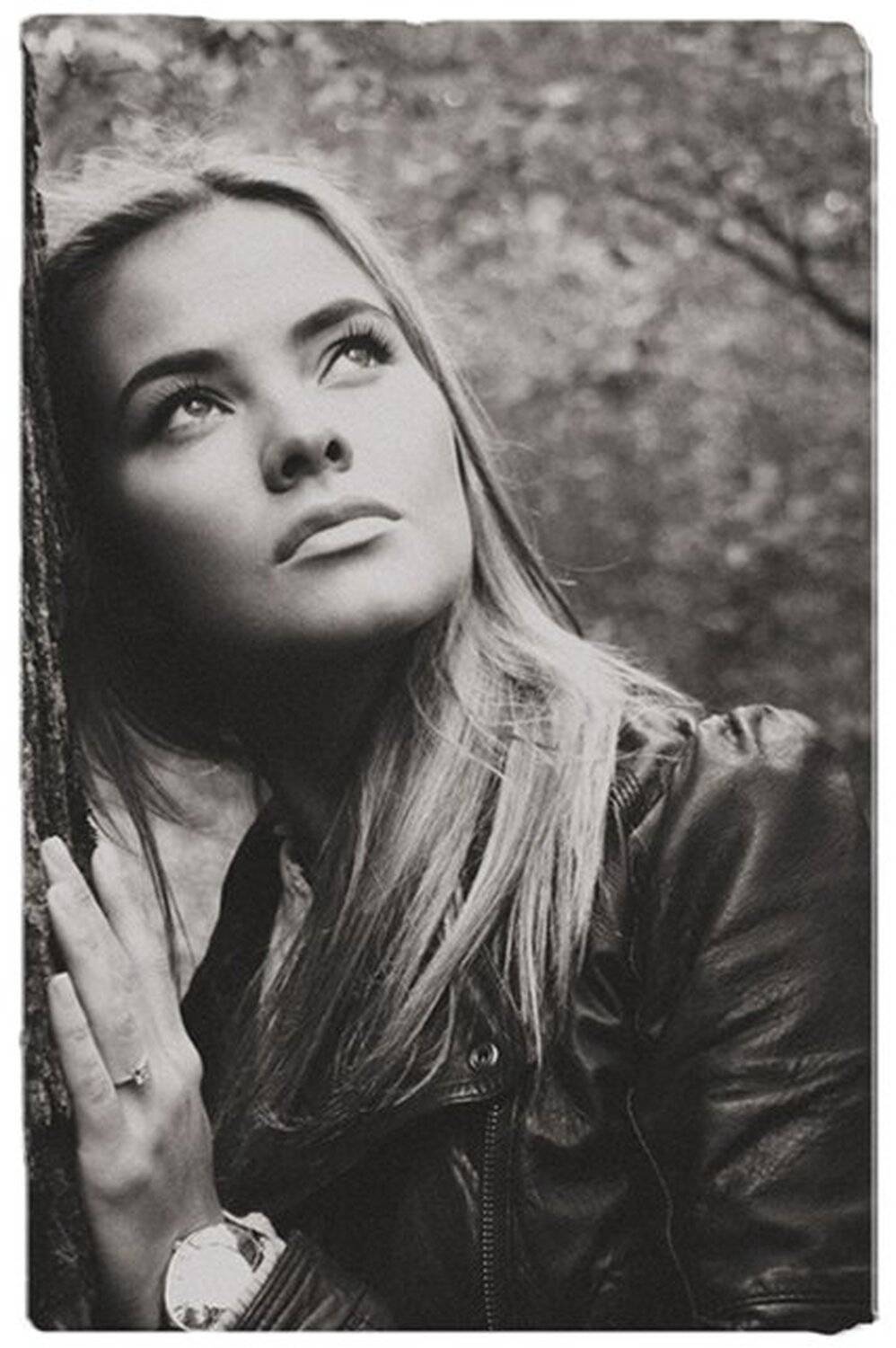 портрет, жанр, ч/б, девушка, природа, загадочность, Olga Malakhova