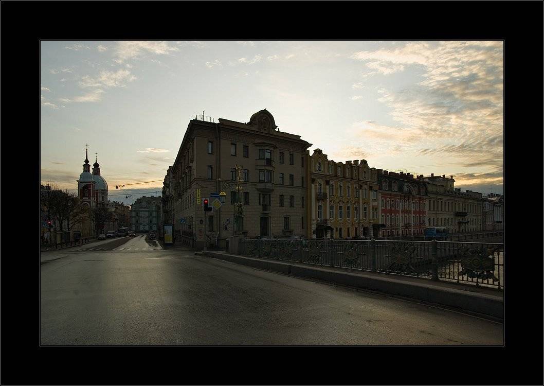 петербург, фонтанка, осень, утро, Kirill Shapovalov