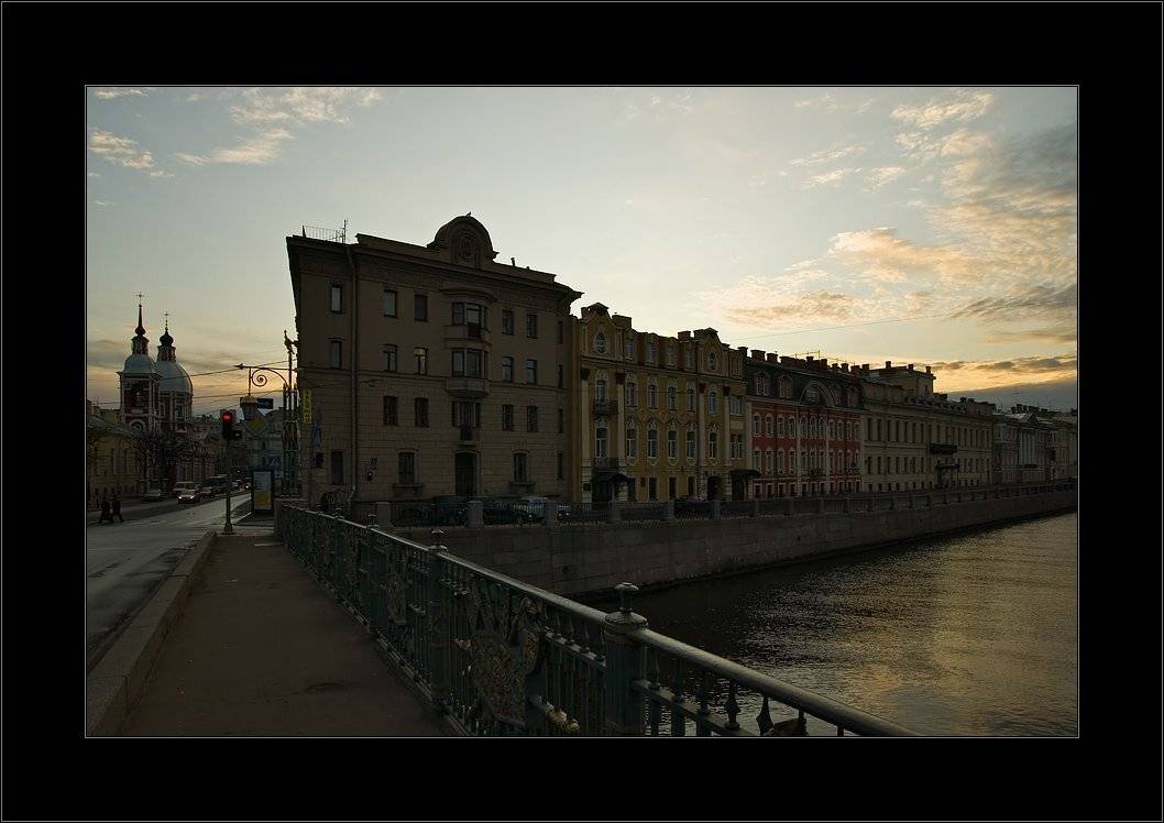 петербург, фонтанка, осень, утро, Kirill Shapovalov