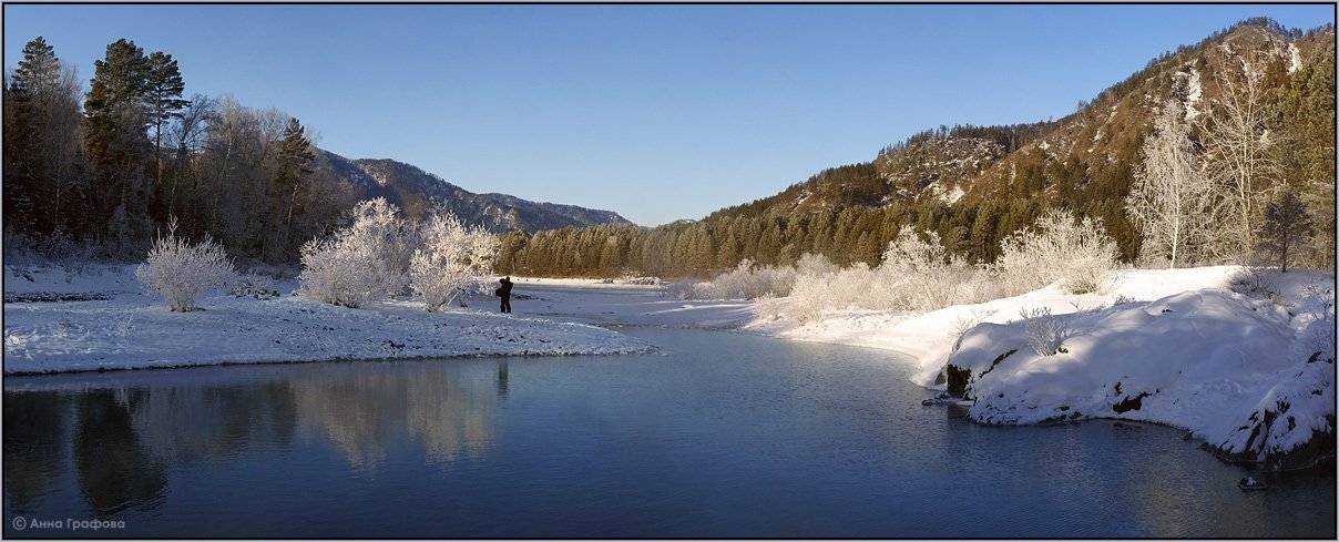 алтай, горы, горный алтай, зима, голубые озера, катунь, аня графова, Аня Графова