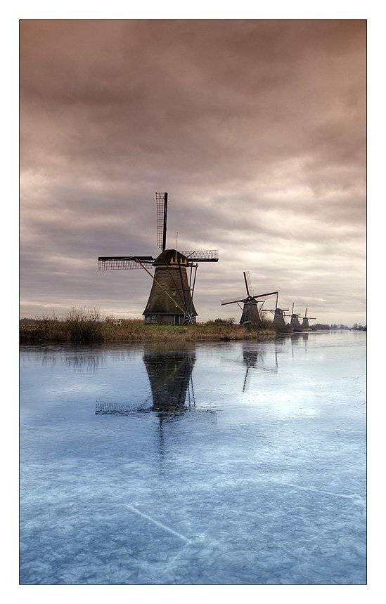 мельницы, голландия, киндердайк, Nx