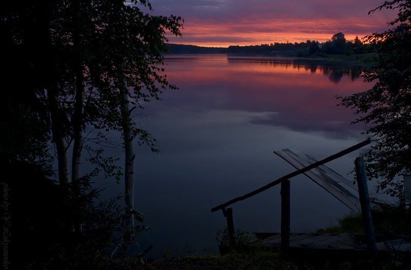 валдай, вельё, рыбацкие, сказки,  закат, лукьяненко Рыбацкие сказки. Догорает день фото превью