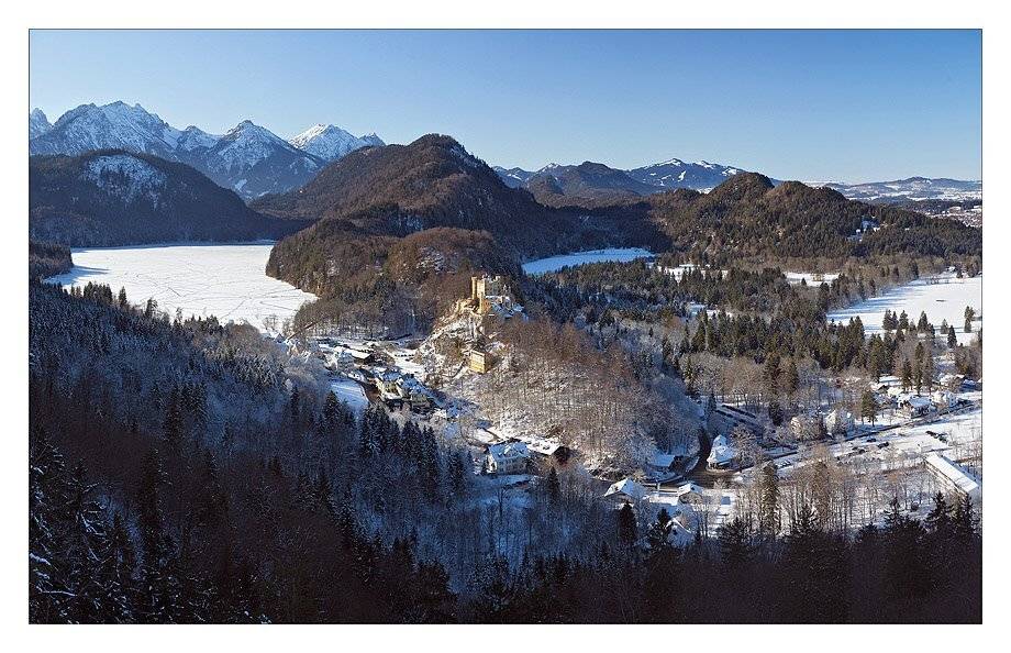 германия,альпы,панорама,нвангау, Nx