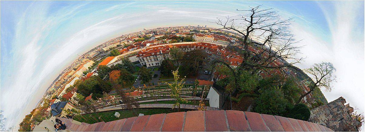 прага, чехия, панорама, Сергей Шанин