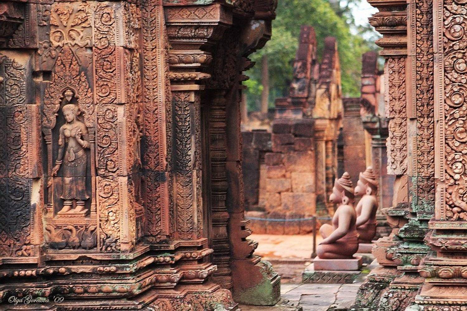 banteay srei, кхмеры, камбоджа, буддизм, Ольга Горелова