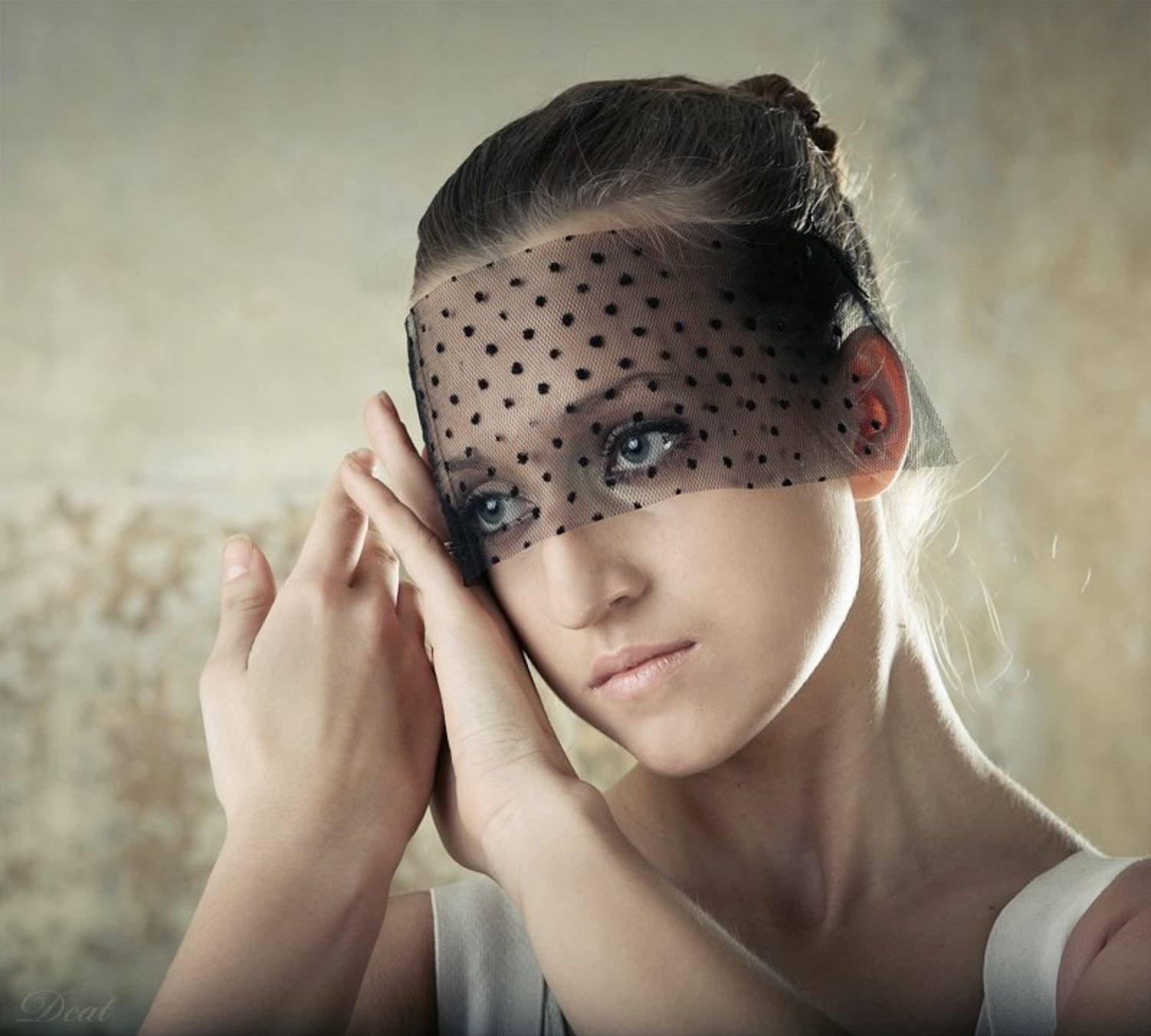 девушка, маска, одна, чувства, под, музыку, шопен, Darn Cat