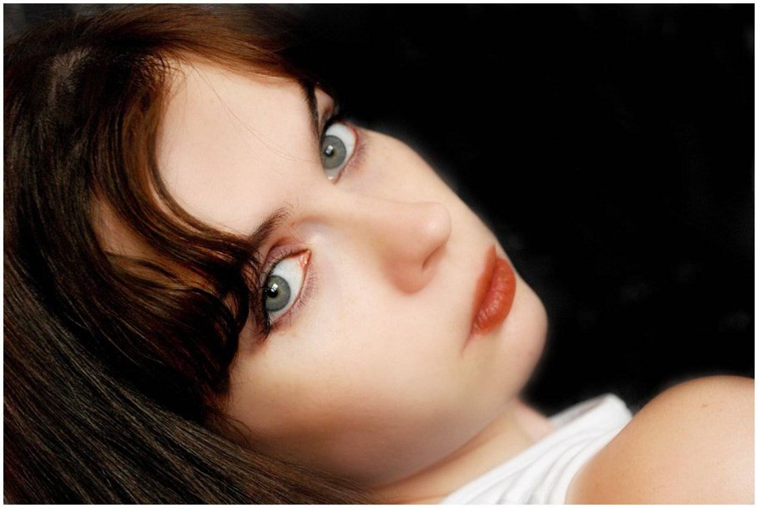 портрет, автопортрет, девушка, Юлия